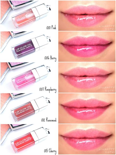 all dior lip oil shades|dior lip glow oil berry.